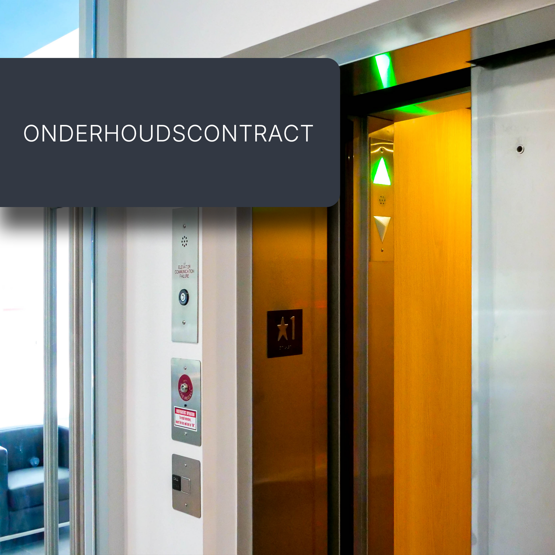 Personenliften: Controle lift met onderhoudscontract