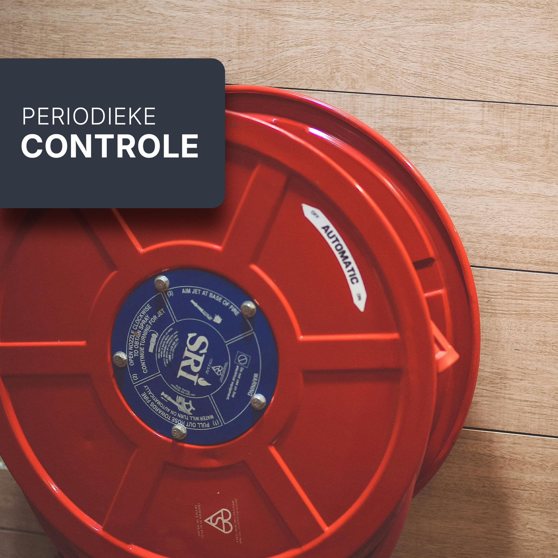 Brandhaspels: periodieke controle