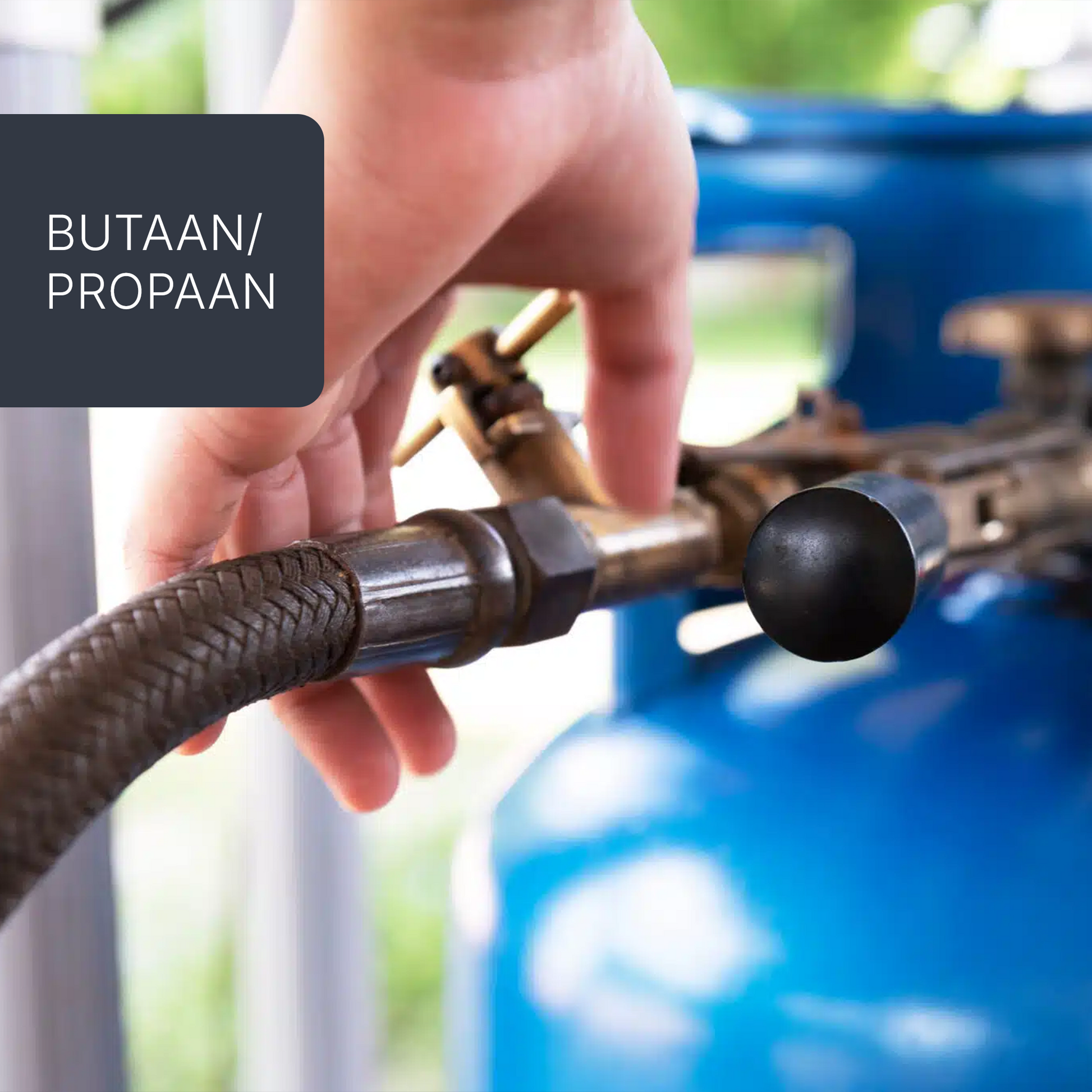 Gaskeuring butaan- of propaaninstallatie