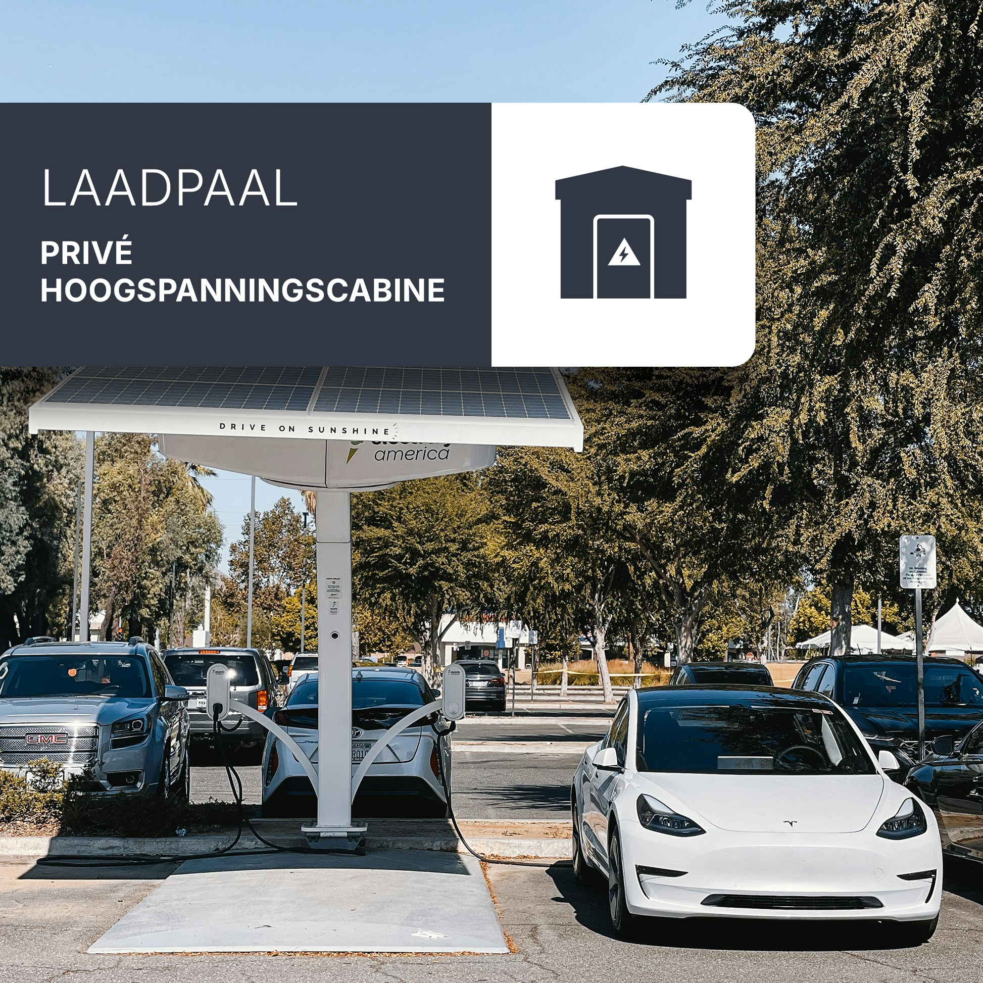 Elektrische controle van een laadpaal niet residentieel aangesloten achter privé hs cabine Startprijs: