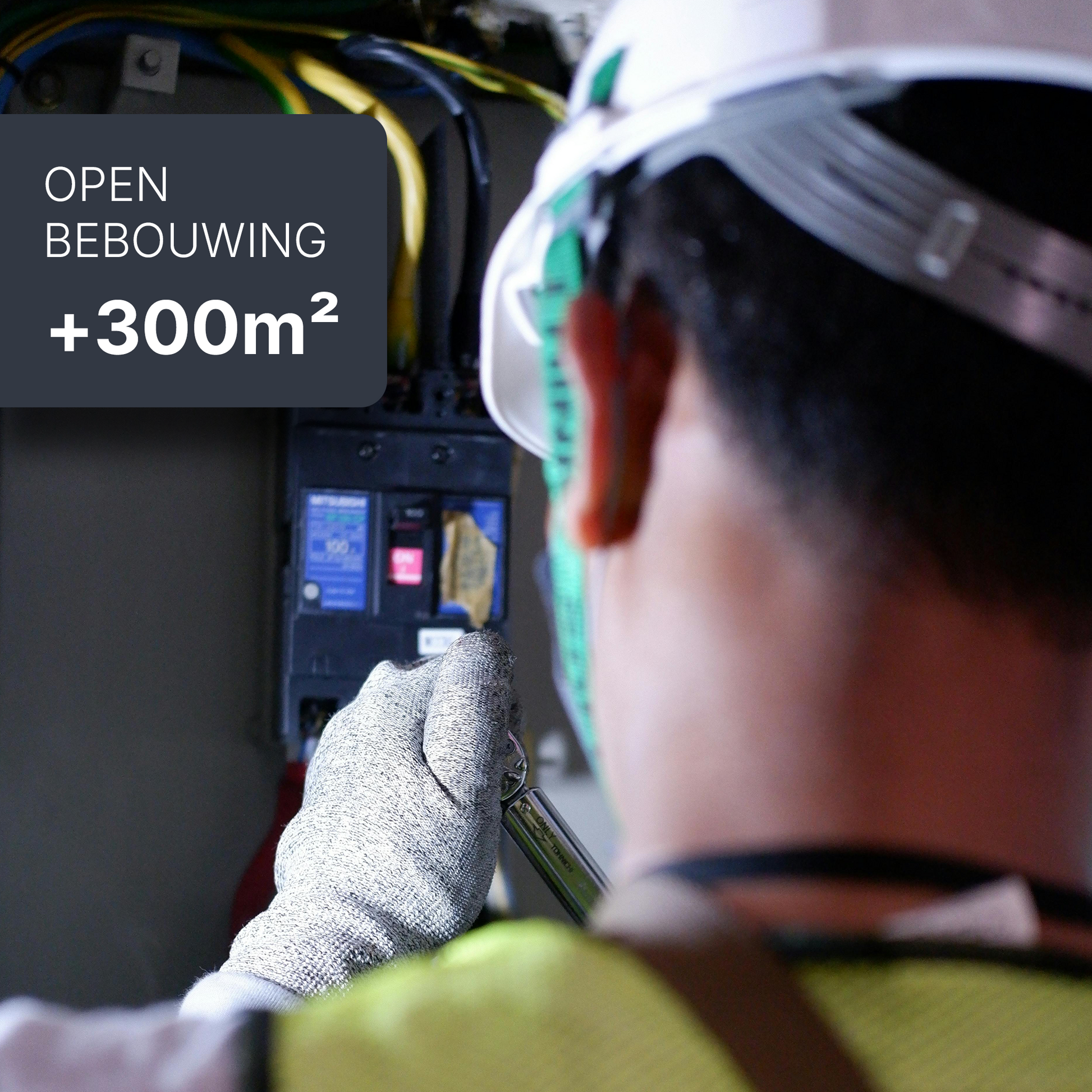Elektrische keuringen immo - Open bebouwing > 300m²