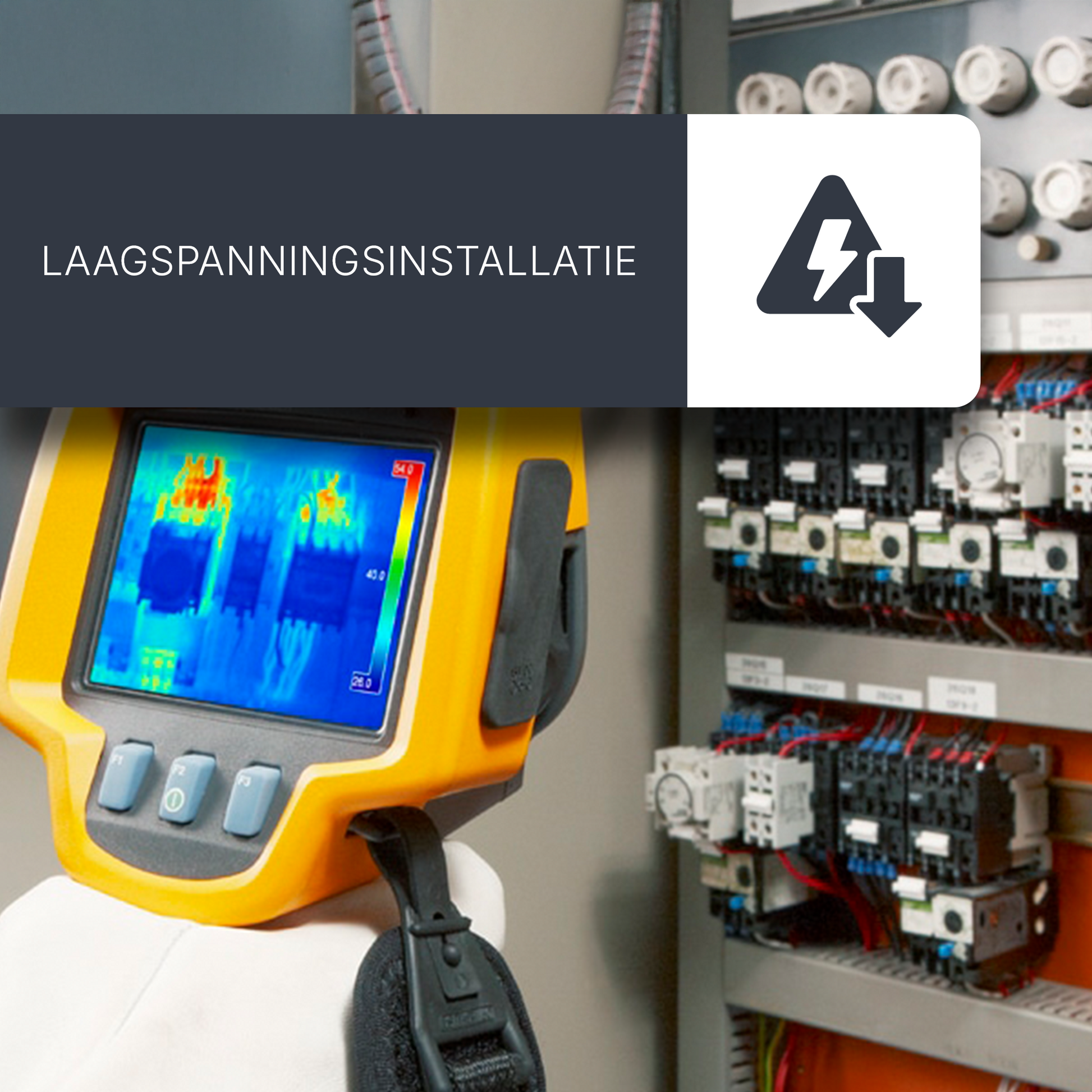 Thermografie op elektrische laagspanningsinstallatie afzonderlijk van AREI keuring